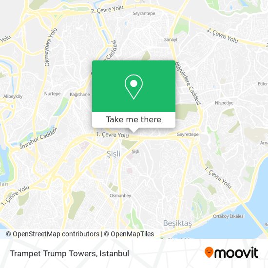 Trampet Trump Towers map