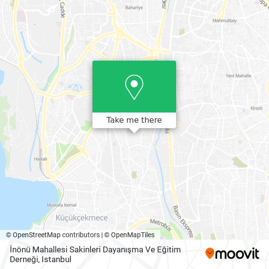 İnönü Mahallesi Sakinleri Dayanışma Ve Eğitim Derneği map