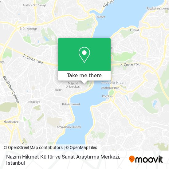 Nazım Hikmet Kültür ve Sanat Araştırma Merkezi map