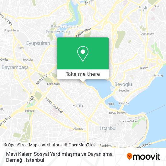 Mavi Kalem Sosyal Yardımlaşma ve Dayanışma Derneği map