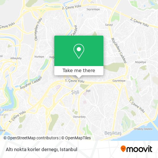 Altı nokta korler dernegı map