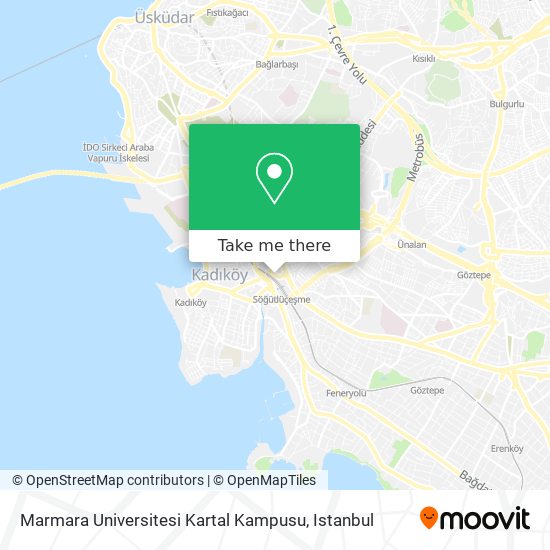 Marmara Universitesi  Kartal Kampusu map