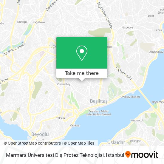 Marmara Üniversitesi Diş Protez Teknolojisi map