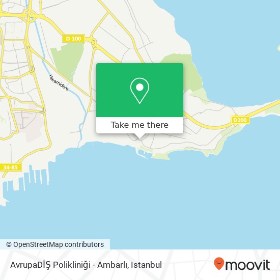 AvrupaDİŞ Polikliniği - Ambarlı map