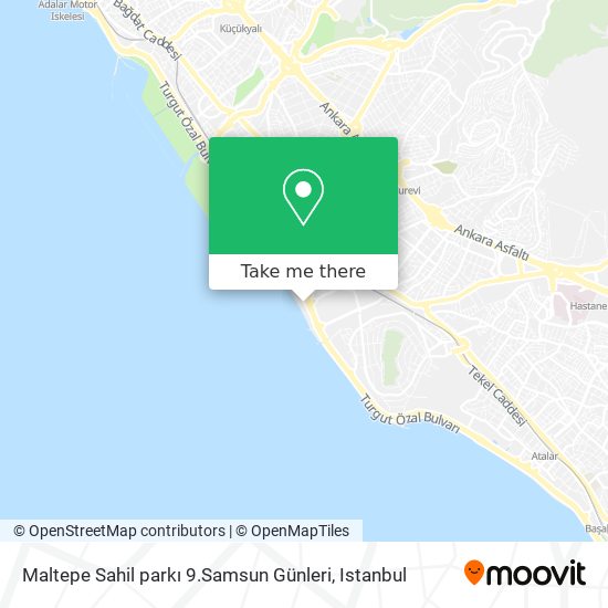 Maltepe Sahil parkı 9.Samsun Günleri map