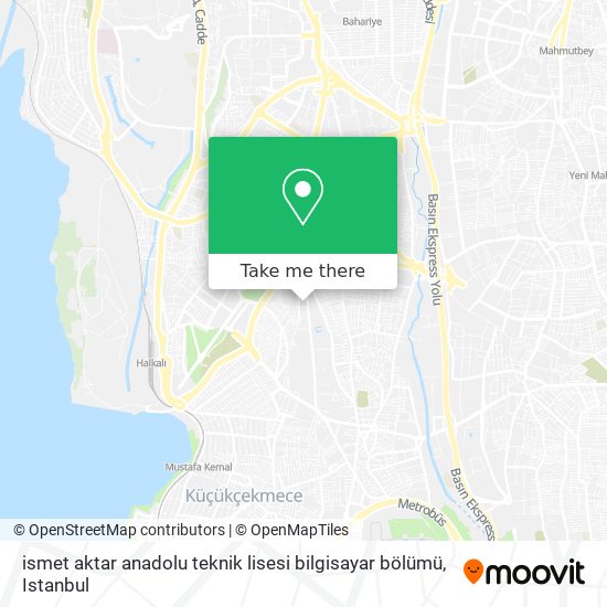 ismet aktar anadolu teknik lisesi bilgisayar bölümü map