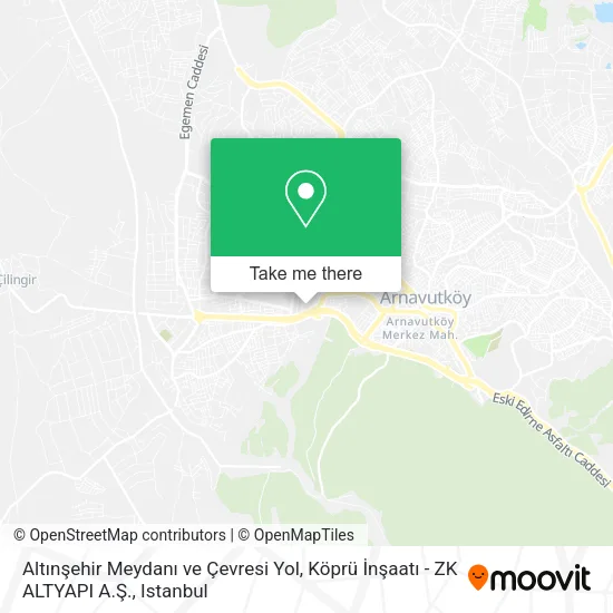 Altınşehir Meydanı ve Çevresi Yol, Köprü İnşaatı - ZK ALTYAPI A.Ş. map