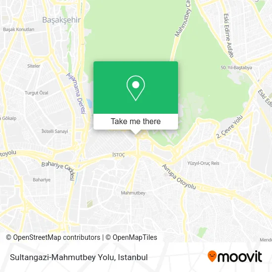 Sultangazi-Mahmutbey Yolu map