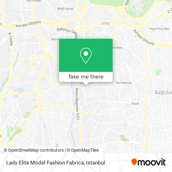 Lady Elite Model Fashion Fabrica map