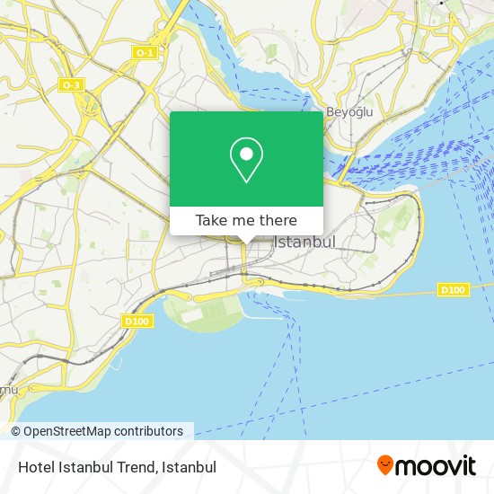 Hotel Istanbul Trend map