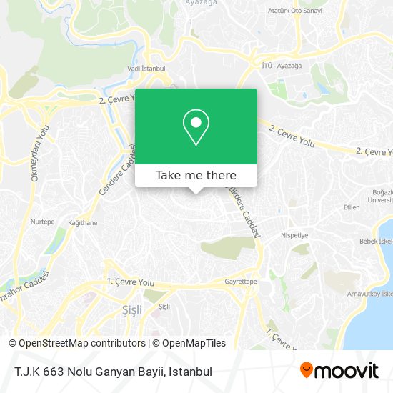 T.J.K 663 Nolu Ganyan Bayii map