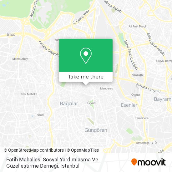 Fatih Mahallesi Sosyal Yardımlaşma Ve Güzelleştirme Derneği map