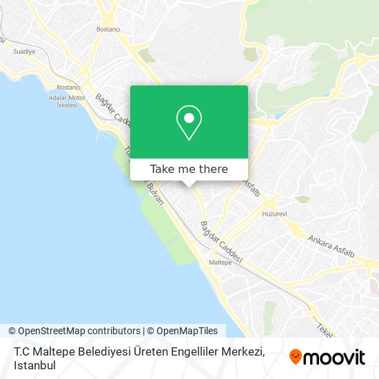 T.C Maltepe Belediyesi Üreten Engelliler Merkezi map