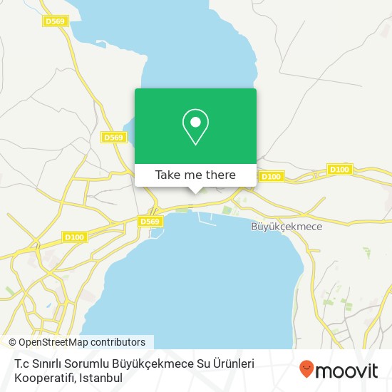 T.c Sınırlı Sorumlu Büyükçekmece Su Ürünleri Kooperatifi map