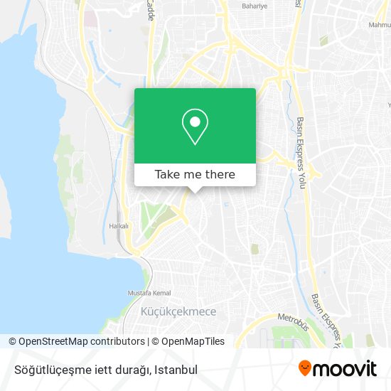 Söğütlüçeşme iett durağı map