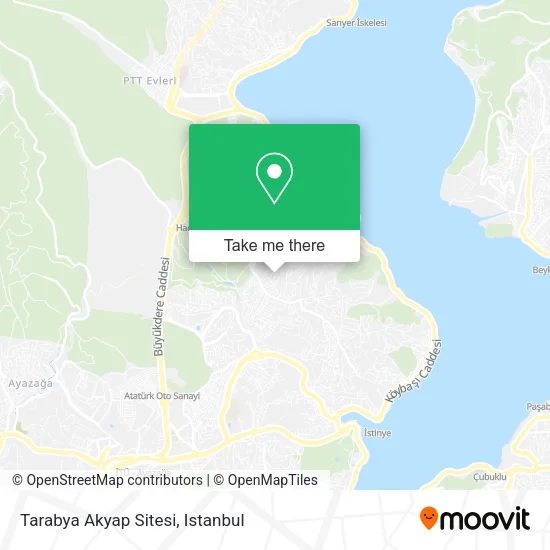Tarabya Akyap Sitesi map