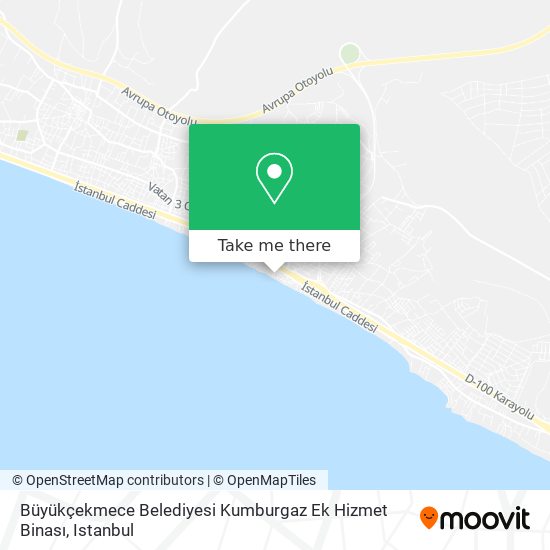 Büyükçekmece Belediyesi Kumburgaz Ek Hizmet Binası map