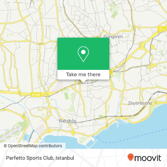 Perfetto Sports Club map