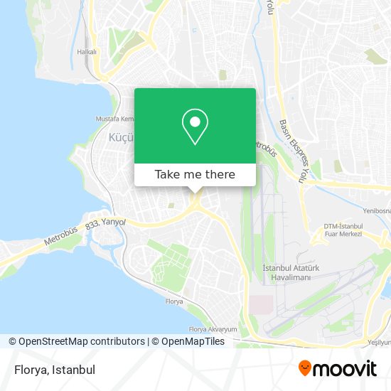 Florya map