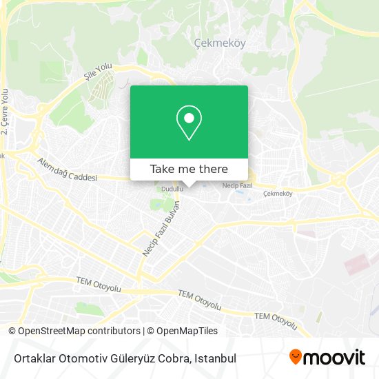 Ortaklar Otomotiv Güleryüz Cobra map