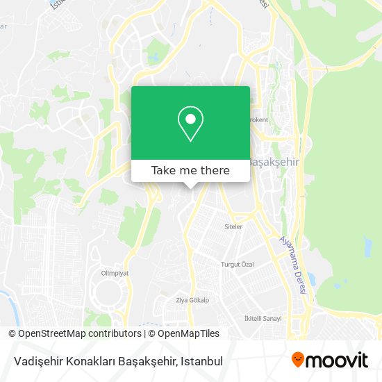 Vadişehir Konakları Başakşehir map