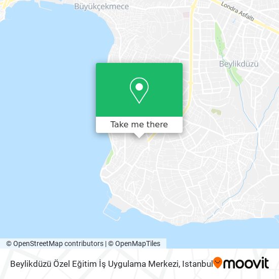 Beylikdüzü Özel Eğitim İş Uygulama Merkezi map