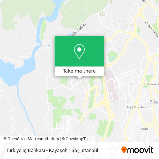 Türkiye İş Bankası - Kayaşehir Şb. map