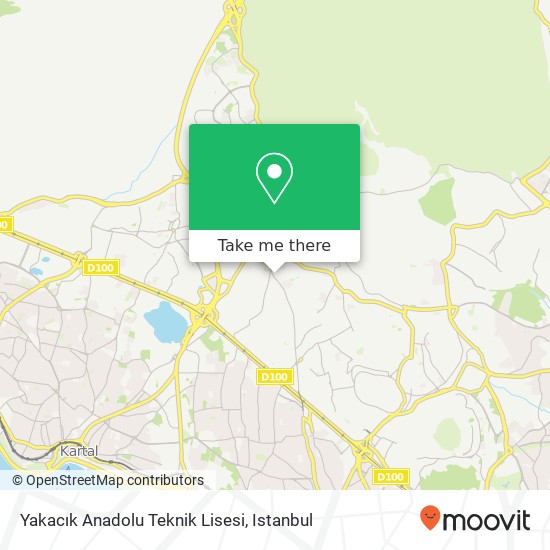 Yakacık Anadolu Teknik Lisesi map