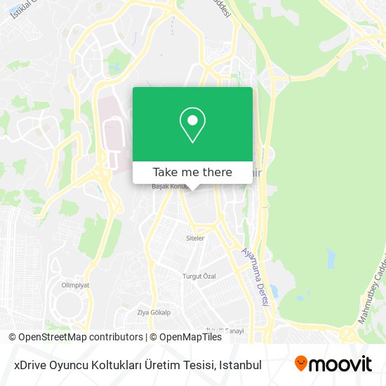 xDrive Oyuncu Koltukları Üretim Tesisi map