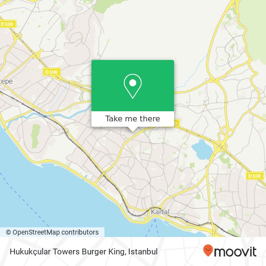 Hukukçular Towers Burger King map