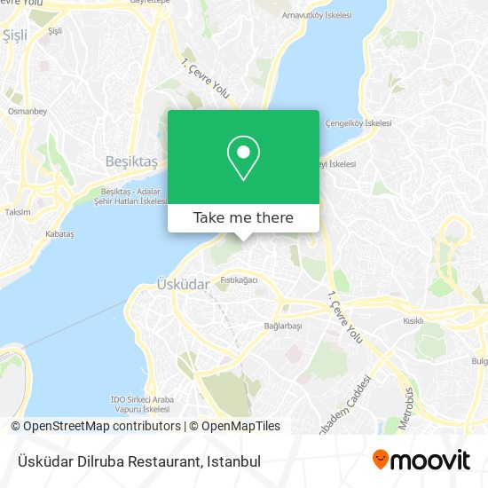 Üsküdar Dilruba Restaurant map
