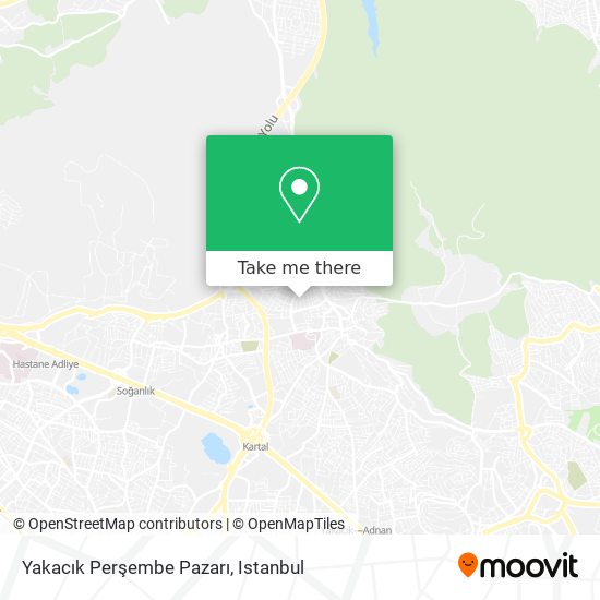 Yakacık Perşembe Pazarı map