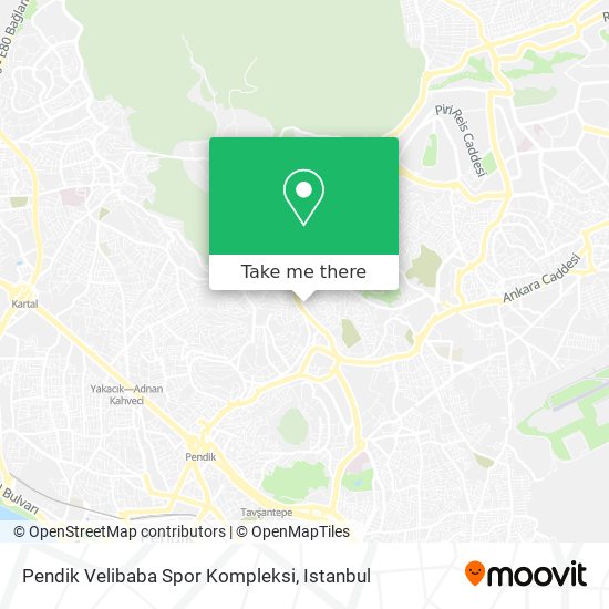 Pendik Velibaba Spor Kompleksi map