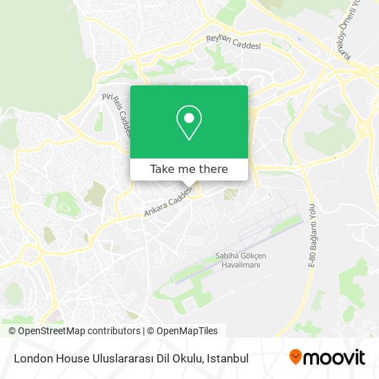 London House Uluslararası Dil Okulu map