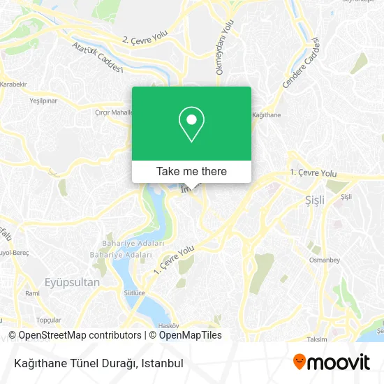 Kağıthane Tünel Durağı map