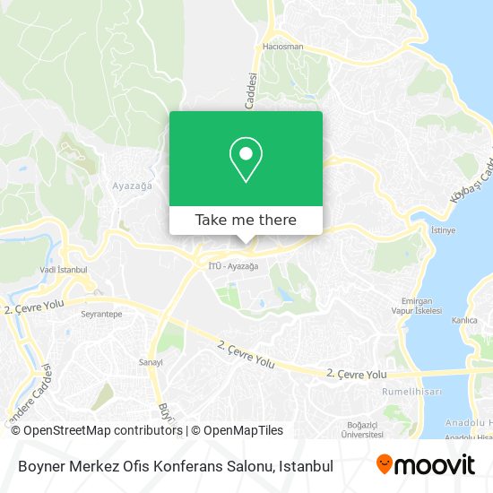 Boyner Merkez Ofis Konferans Salonu map