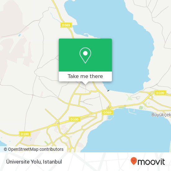 Üniversite Yolu map