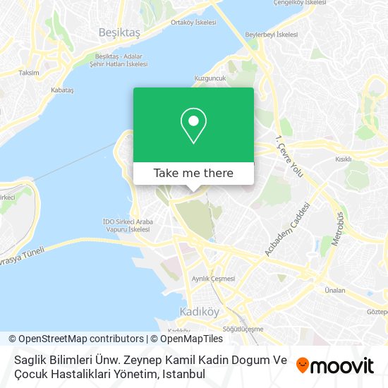 Saglik Bilimleri Ünw. Zeynep Kamil Kadin Dogum Ve Çocuk Hastaliklari Yönetim map