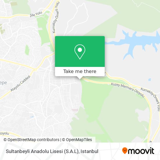 Sultanbeyli Anadolu Lisesi (S.A.L) map