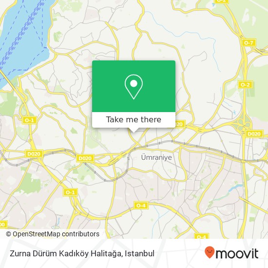 Zurna Dürüm Kadıköy Halitağa map