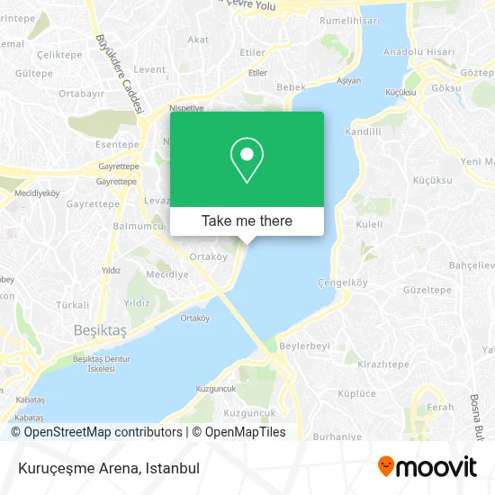 Kuruçeşme Arena map