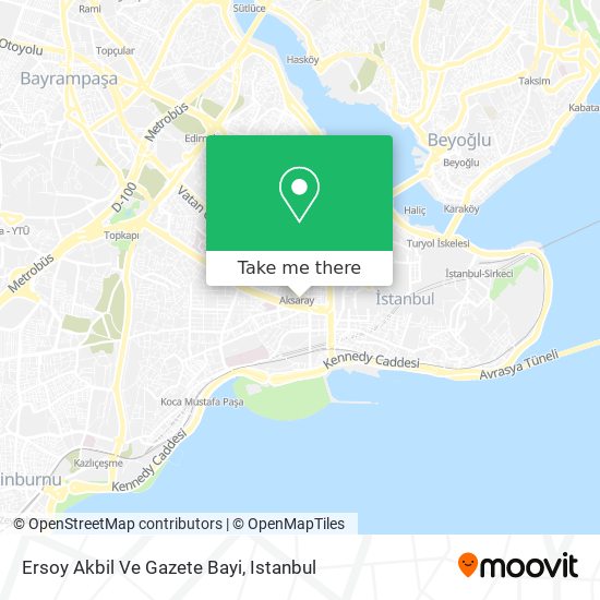 Ersoy Akbil Ve Gazete Bayi map