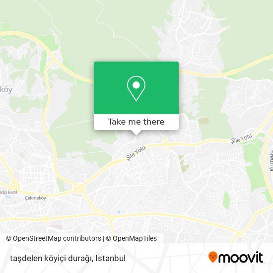 taşdelen köyiçi durağı map