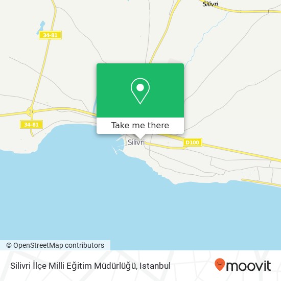 Silivri İlçe Milli Eğitim Müdürlüğü map