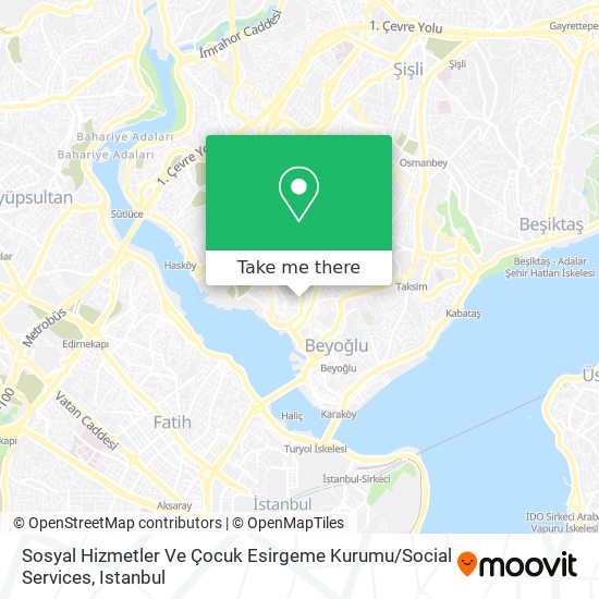 Sosyal Hizmetler Ve Çocuk Esirgeme Kurumu / Social Services map