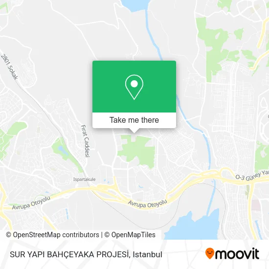 SUR YAPI BAHÇEYAKA PROJESİ map