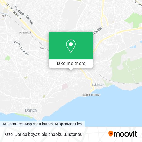 Özel Darıca beyaz lale anaokulu map