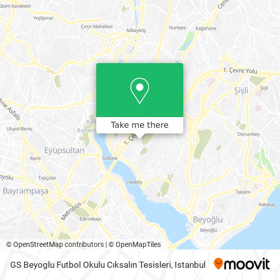 GS Beyoglu Futbol Okulu Cıksalın Tesisleri map