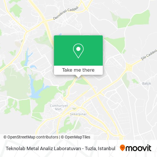 Teknolab Metal Analiz Laboratuvarı - Tuzla map