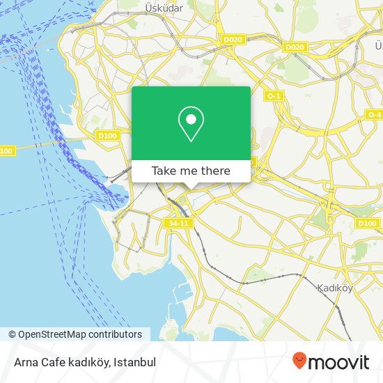 Arna Cafe kadıköy map